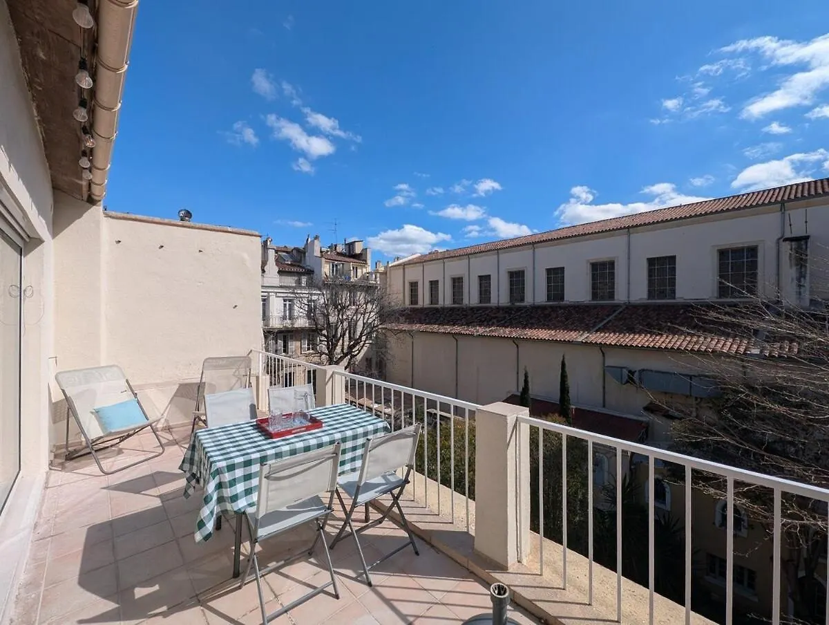 Apartment 2Br With Quiet Terrace In The City Center Marseilles Frankreich